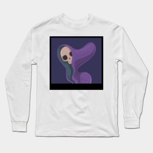 floating skeletal draped within sheet Long Sleeve T-Shirt